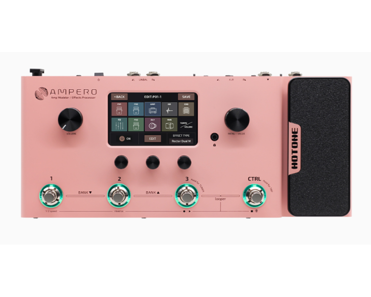HOTONE AMPERO PINK MP-100 PK AMP MODELER / EFFECTS PROCESSOR