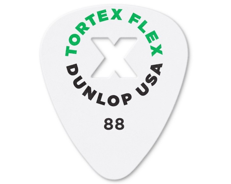 JIM DUNLOP 428XP088 TORTEX FLEX X PICK 0,88 MM 12 UNIDADES