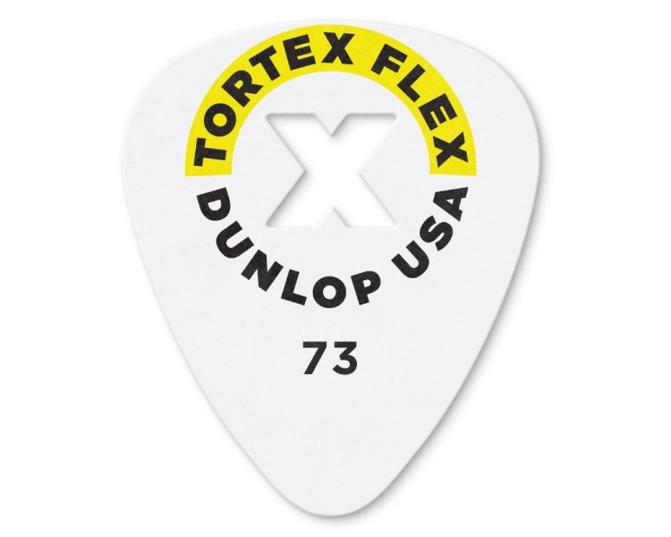JIM DUNLOP 428XP073 TORTEX FLEX X PICK 0,73 MM 12 UNIDADES