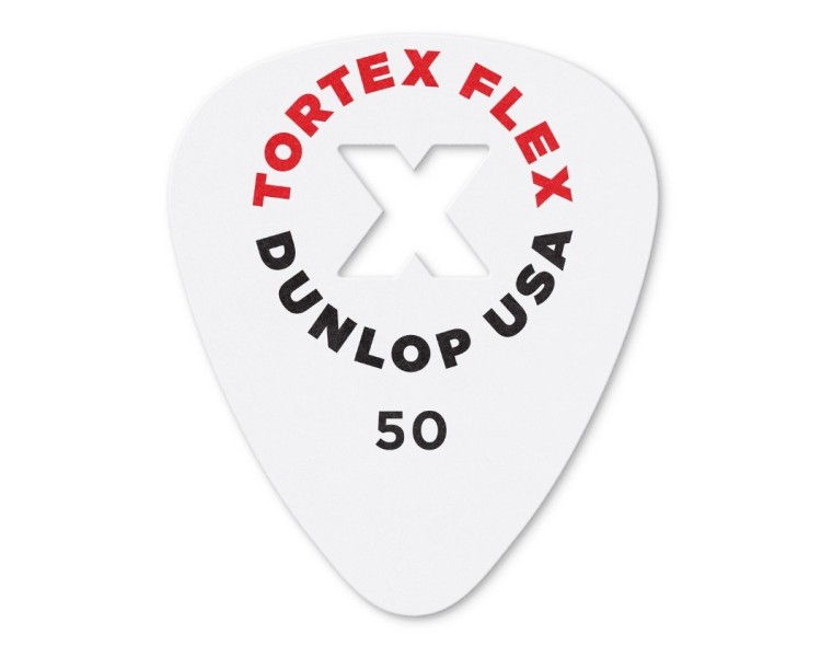 JIM DUNLOP 428XP050 TORTEX FLEX X PICK 0,50 MM 12 UNIDADES