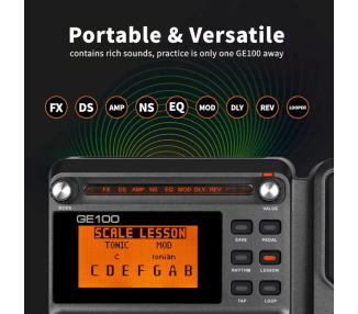 MOOER GE100 GUITAR MULTI-EFFECTS PROCESSORGE100