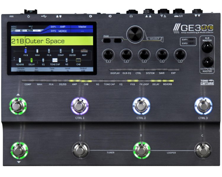 MOOER GE300 LITE GREY 108 AMP MODELLING