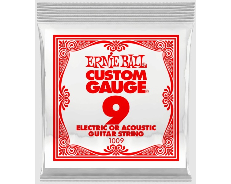 PACK 6 UNIDADES CUERDA SUELTA GUITARRA ELECTRICA CALIBRE 09