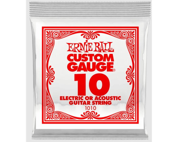 PACK 6 UNIDADES CUERDA SUELTA GUITARRA ELECTRICA CALIBRE 010