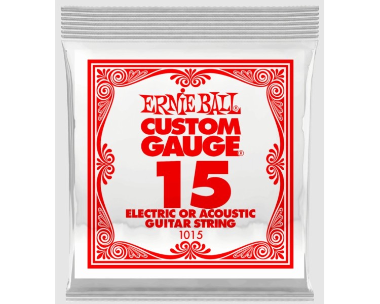 PACK 6 UNIDADES CUERDA SUELTA GUITARRA ELECTRICA CALIBRE 015