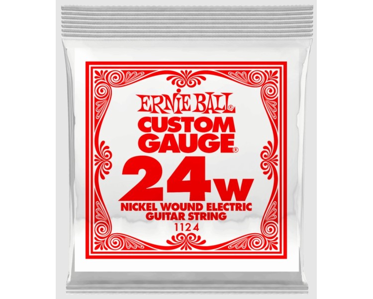 PACK 6 UNIDADES CUERDA SUELTA GUITARRA ELECTRICA CALIBRE 024