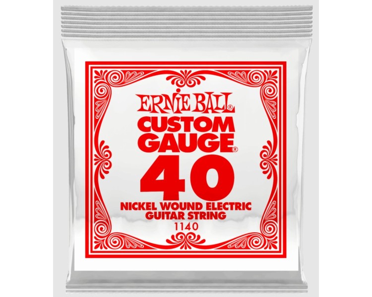 PACK 6 UNIDADES CUERDA SUELTA GUITARRA ELECTRICA CALIBRE 040