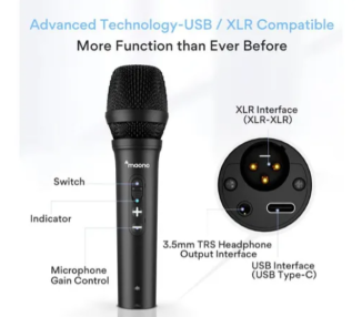 MAONO AU-HD300T MICROFONO DE MESA C/SOPORTE