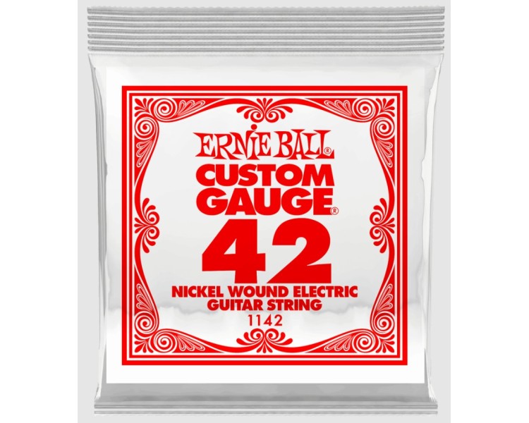 PACK 6 UNIDADES CUERDA SUELTA GUITARRA ELECTRICA CALIBRE 042