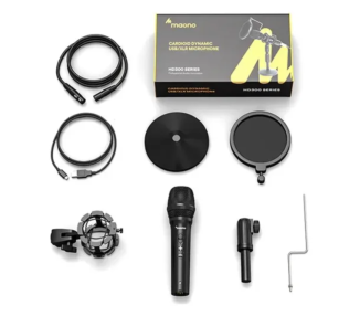 MAONO AU-HD300T MICROFONO DE MESA C/SOPORTE