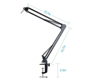 MAONO AU-B01 MIC STAND DE MESA - BRAZO TIPO TIJERA REGULABLE