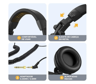 MAONO AU-MH501  AUDIFONOS STUDIO HEADPHONES