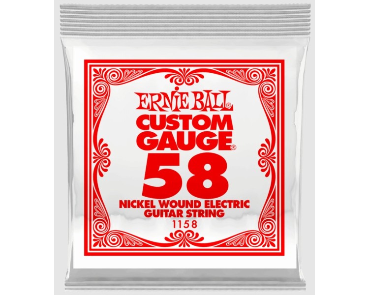 PACK 6 UNIDADES CUERDA SUELTA GUITARRA ELECTRICA CALIBRE 058