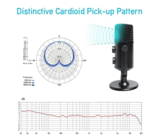 MAONO AU-902 CONJUNTO DE MICROFONO USB CONDENSADOR CARDIOIDE PODCAST MIC