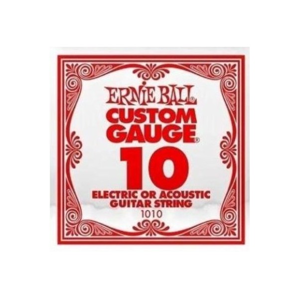 PACK 6 UNIDADES CUERDA SUELTA GUITARRA ELECTRICA CALIBRE 010