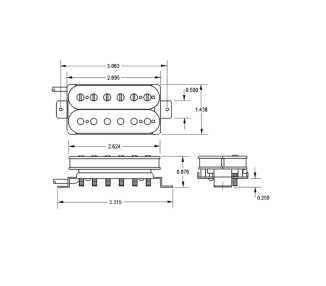 SEYMOUR DUNCAN APH-2 SET NICKEL Slash Alnc II Pro