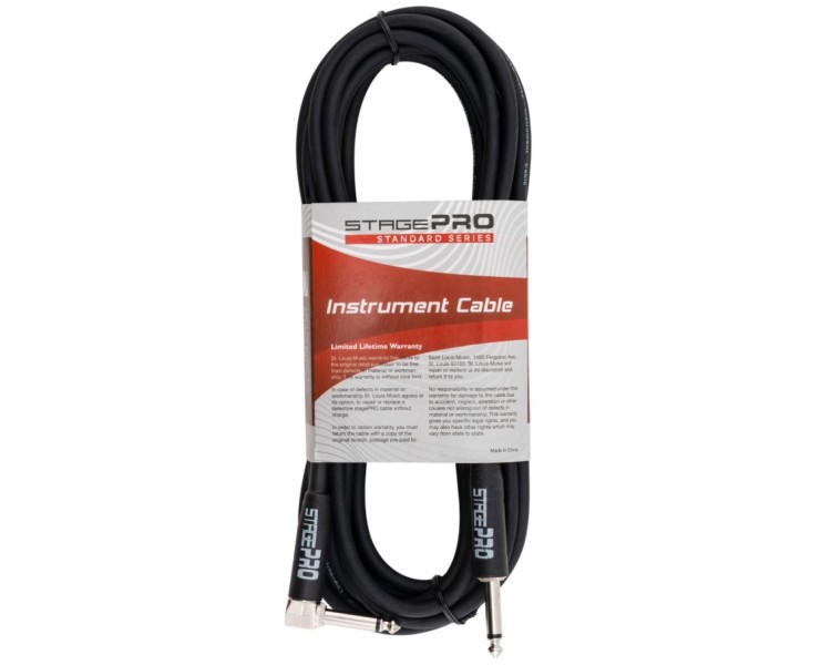 SPG20GR CABLE STAGE PRO INSTRUMENTO 6 METROS PLUGS STANDARD