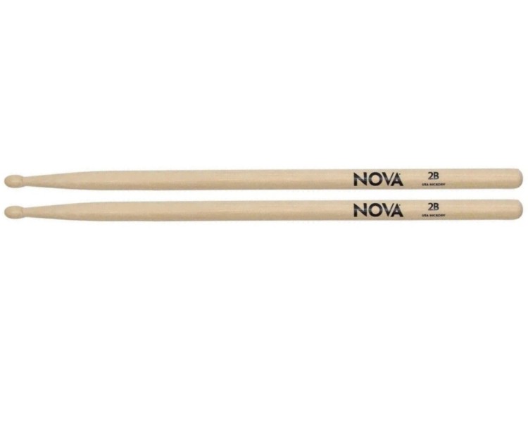 NOVA BY VIC FIRTH BAQUETA 2B DRUMSTICKS PUNTA MADERA