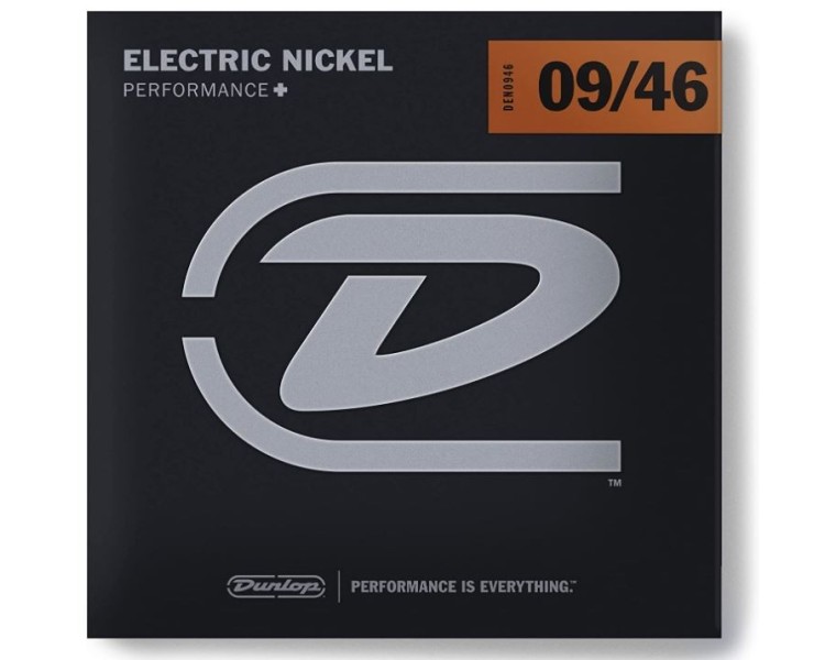 DEN 0946 JIM DUNLOP EG NICKEL PLATED 9/46 6-SET