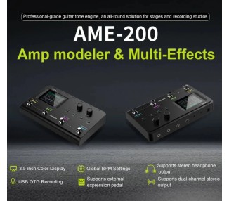 AUDOTA AME-200 PEDAL EFECTO MULTIFICIONAL PARA GUITARRA