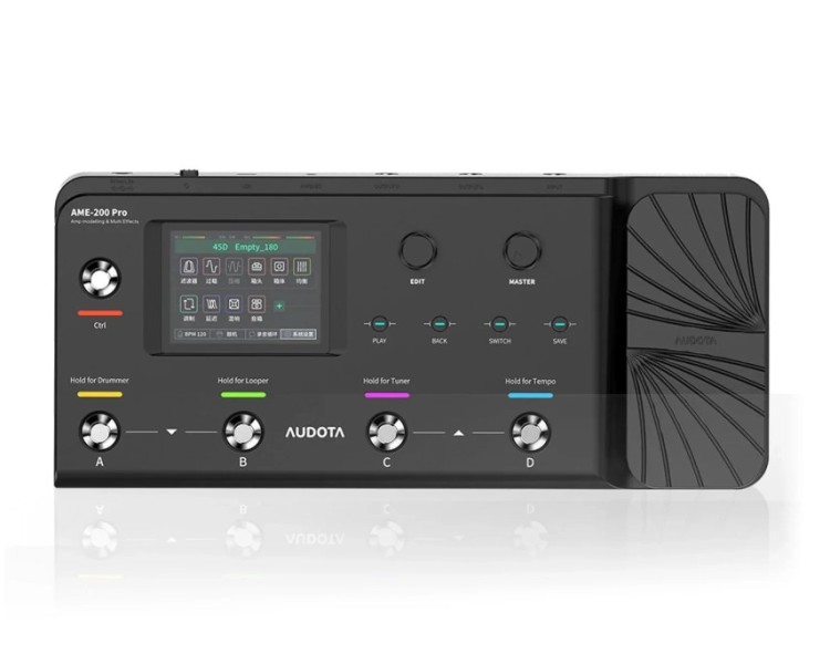 AUDOTA AME-200 PRO PEDAL EFECTO MULTIFUNCIONAL PARA GUITARRA