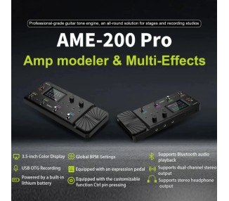 AUDOTA AME-200 PRO PEDAL EFECTO MULTIFUNCIONAL PARA GUITARRA
