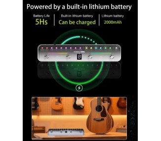 AUDOTA ACE-100 PEDAL EFECTO MULTIFICIONAL PARA GUITARRA