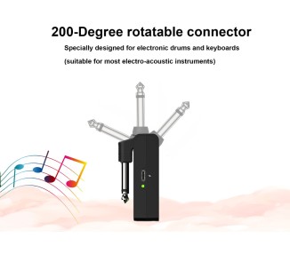 AUDOTA G58 SISTEMA INHALAMBRICO PARA BAJO Y GUITARRA