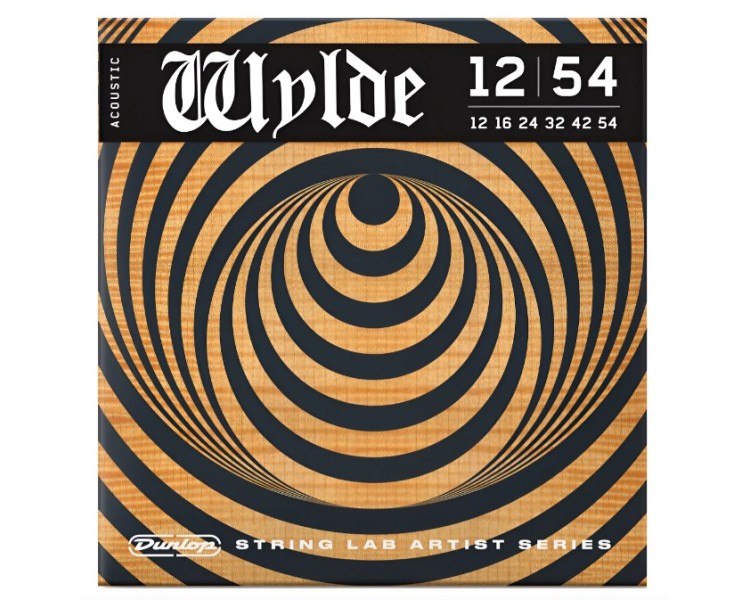 JIM DUNLOP ZWAP1254 ZAKK WYLDE LAB ACOUSTIC GUITAR STRINGS 12-54