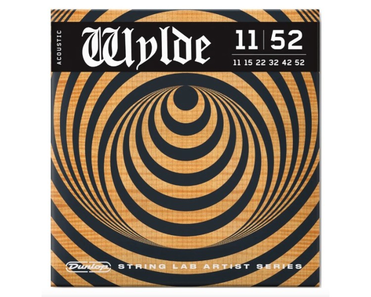 JIM DUNLOP ZWAP1152 ZAKK WYLDE LAB ACOUSTIC GUITAR STRINGS 11-52