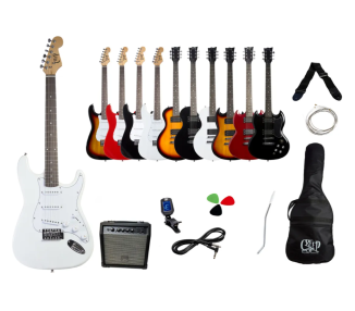 CREEP CST-15 WH PACK GUITARRA STRATO