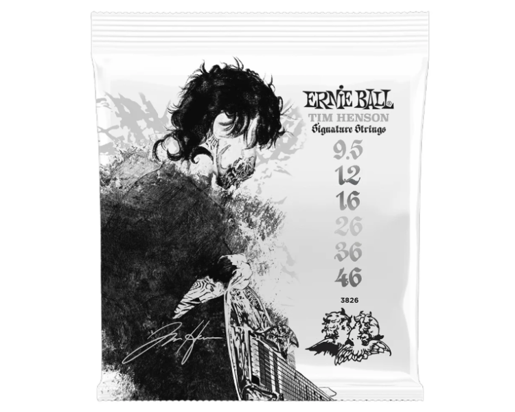 ERNIE BALL P03826 Tim Henson Signature Electric Guitar Strings - 9.5-46 Gauge