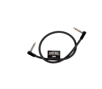 ERNIE BALL P06441 Flex Patch Cable 18in - Black - Single