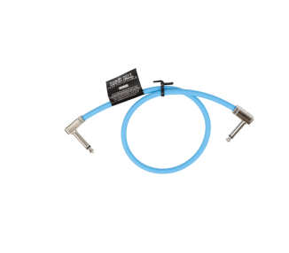 ERNIE BALL P06457 Flex Patch Cable 18in - Blue - Single