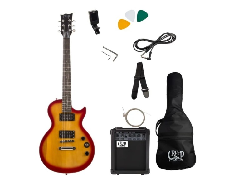 CREEP CLP-10 CHR SB CHERRY SUNBURST PACK T/LES PAUL