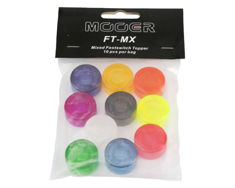 MOOER FT-MX Mixed Footswitch Topper,10 pcs per bag
