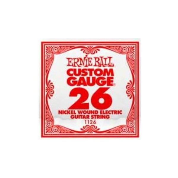 PACK 6 UNIDADES CUERDA SUELTA GUITARRA ELECTRICA CALIBRE 026