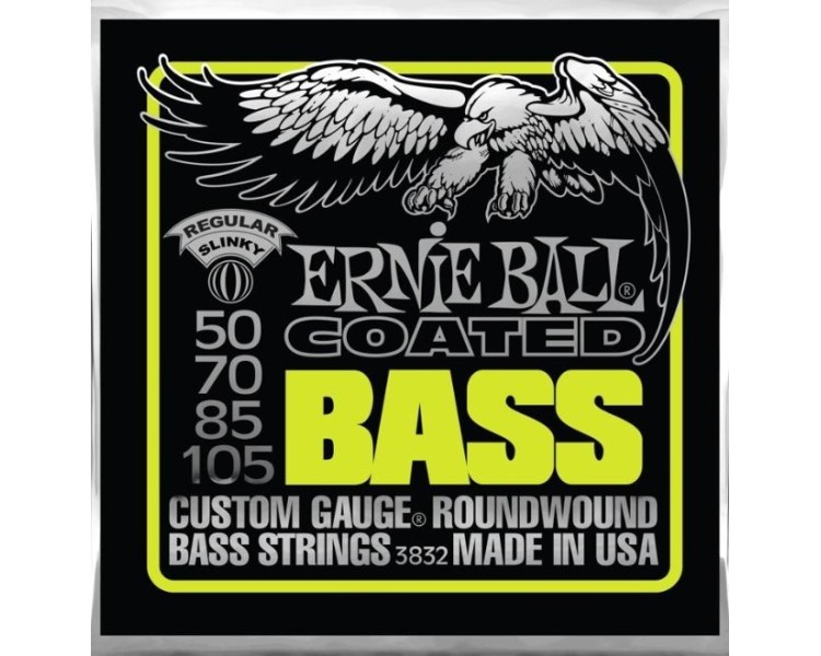 ERNIE BALL  3832 COATED BASS REGLR SLINKY