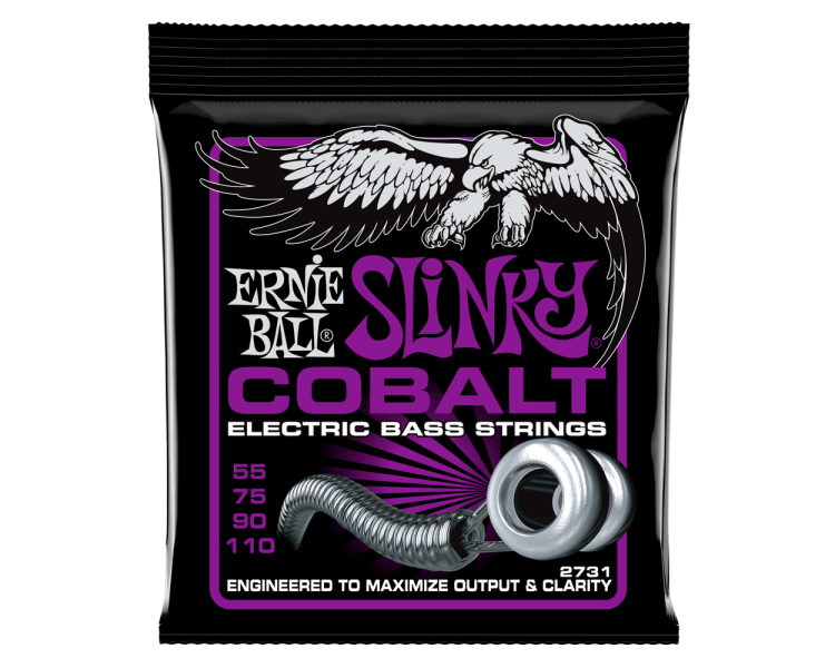 ERNIE BALL 2731 COBALT BASS POWER SLINKY 55-75-90-110