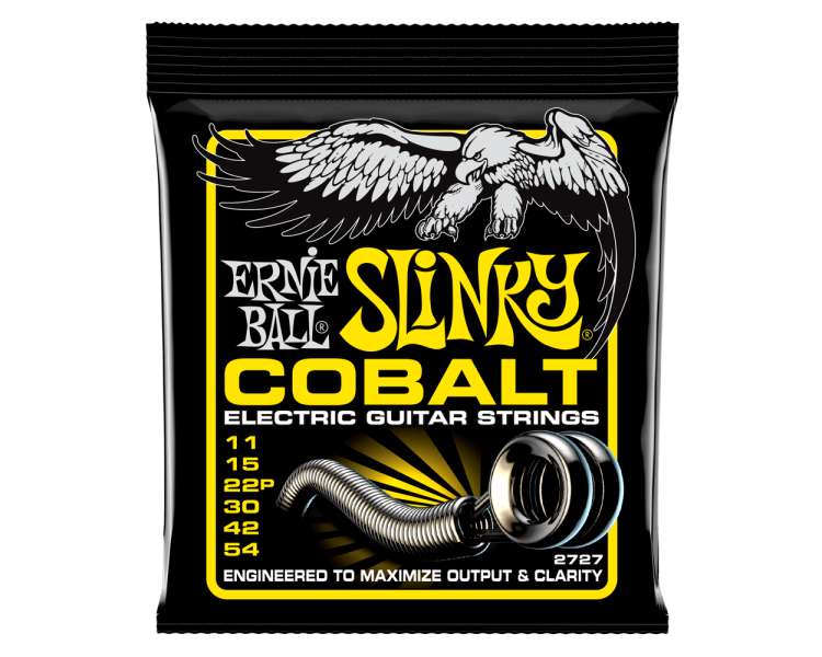 ERNIE BALL 2727 COBALT BEEFY SLINKY 11-15-22p-30-42-54