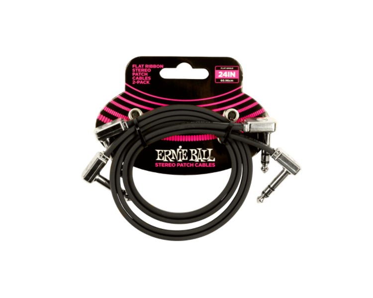 ERNIE BALL 6406 CABLE STEREO TRS DE 60 CM PACK 2