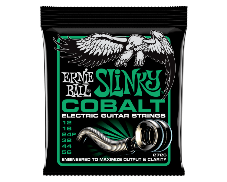 ERNIE BALL 2726 COBALT NOT EVEN SLINKY 12-16-24p-32-44-56