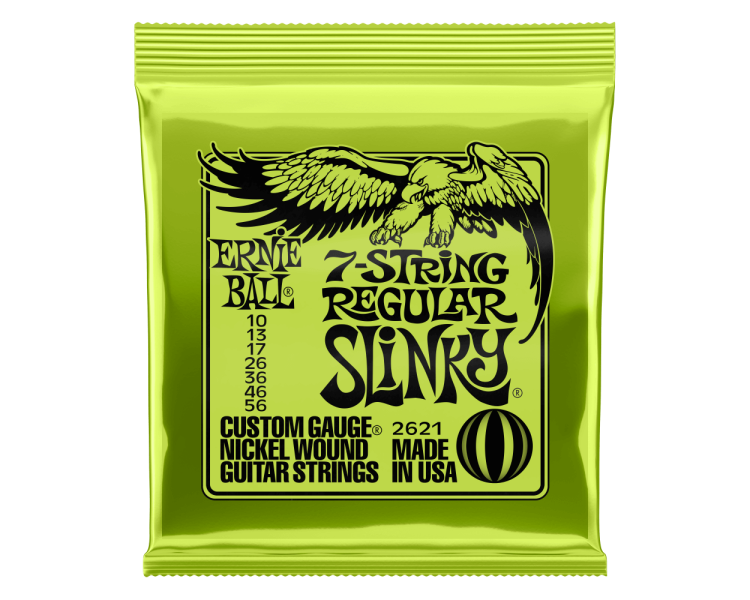 ERNIE BALL 2621 NICKL 7 REG SLINKY 10-13-17-26-36-46-56