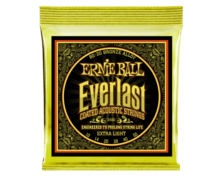 ERNIE BALL  2560 EST 80/20 EX LIGHT ACOUSTIC 10-14-20w-28-40-50