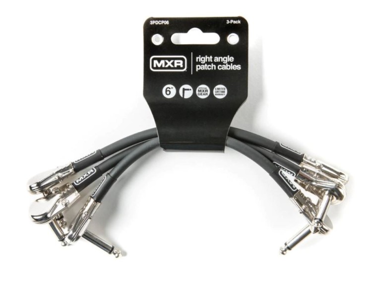 MXR by DUNLOP 3PDCP06 PACK CABLES DISPLAY 3UNIDADES INTERPEDAL