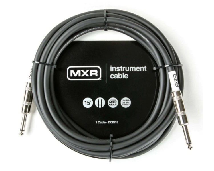 MXR by DUNLOP DCIS15 MXR CABLE 5 MTS 15' STRAIGHT/STRAIGHT