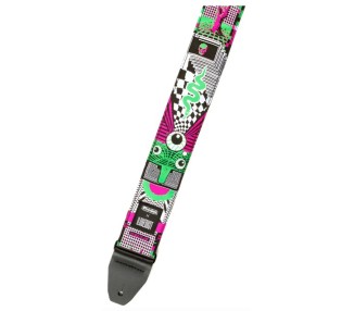 JIM DUNLOP ILD14 STRAP I LOVE DUST MNEMONIC FUZZ - EA