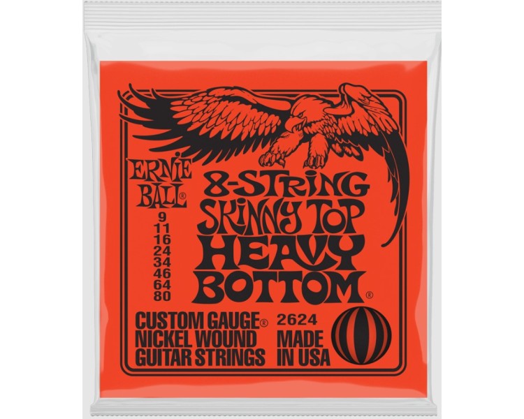 ERNIE BALL 2624  8 STRING STHB SLINKY