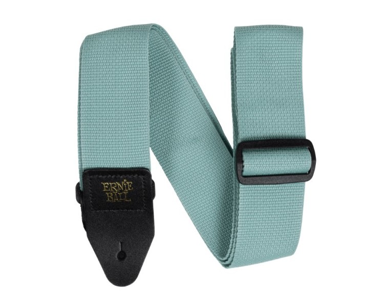 ERNIE BALL 5375 POLYPRO GUITAR STRAP/BASS STRAP - TIDAL GREEN