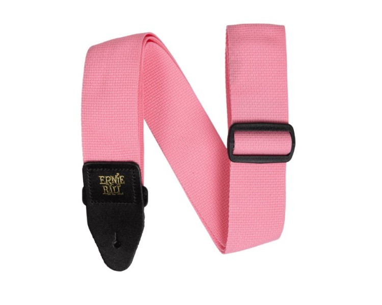 ERNIE BALL 5376 POLYPRO GUITAR STRAP/BASS STRAP - PINK SUNRISE